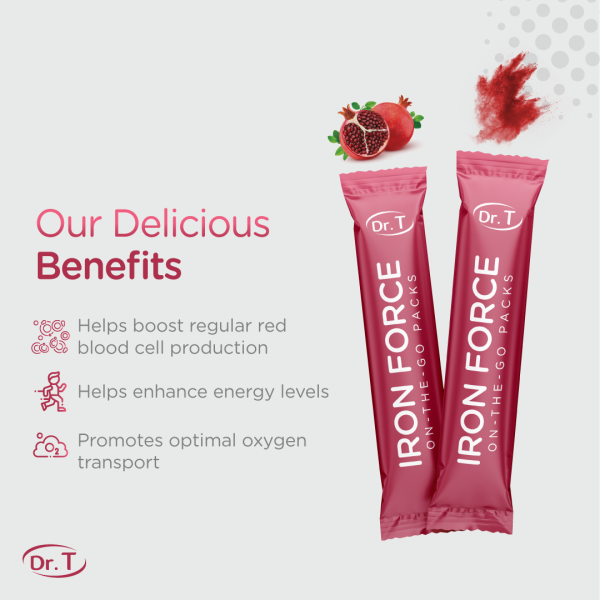 Dr. T On-the-Go Iron Force Packs – Boosts Red Blood Cell Production - Image 4