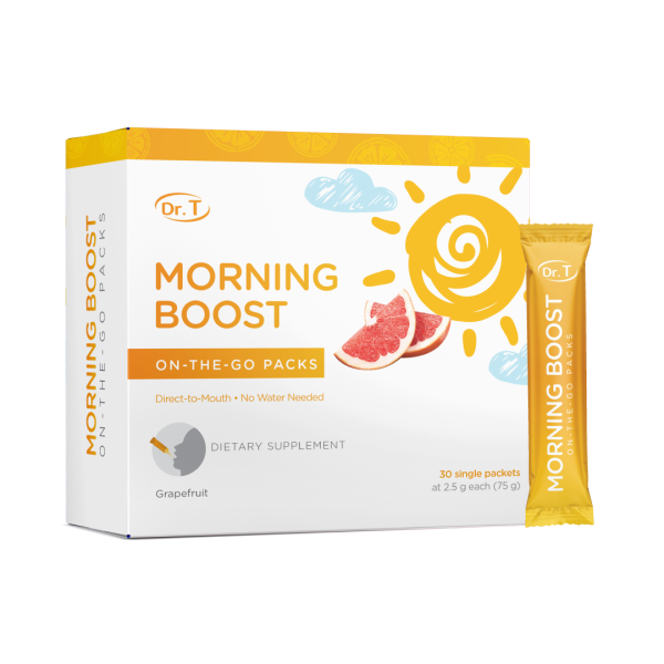 Dr. T On-the-Go Morning Boost Packs  – Enhances Mental Clarity