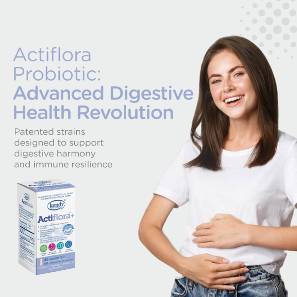 Dr. T Actiflora Probiotic + Prebiotic – L. bulgaricus for Digestive Health, Immune Support & Gut Balance - Image 2